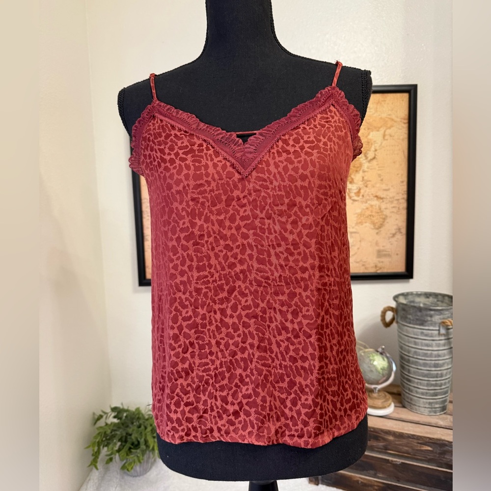 Black Tape animal print cami